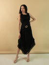 After Dark Cotton Lace Midi Dress