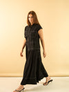 Noir Linen Cargo Skirt and Shirt Co-ord