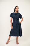 Porto Midi Denim Dress