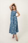 Jardin Bleu Denim Maxi Dress